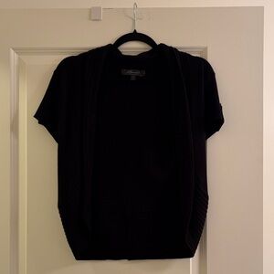 Mandee Black Short Sleeve Sweater
